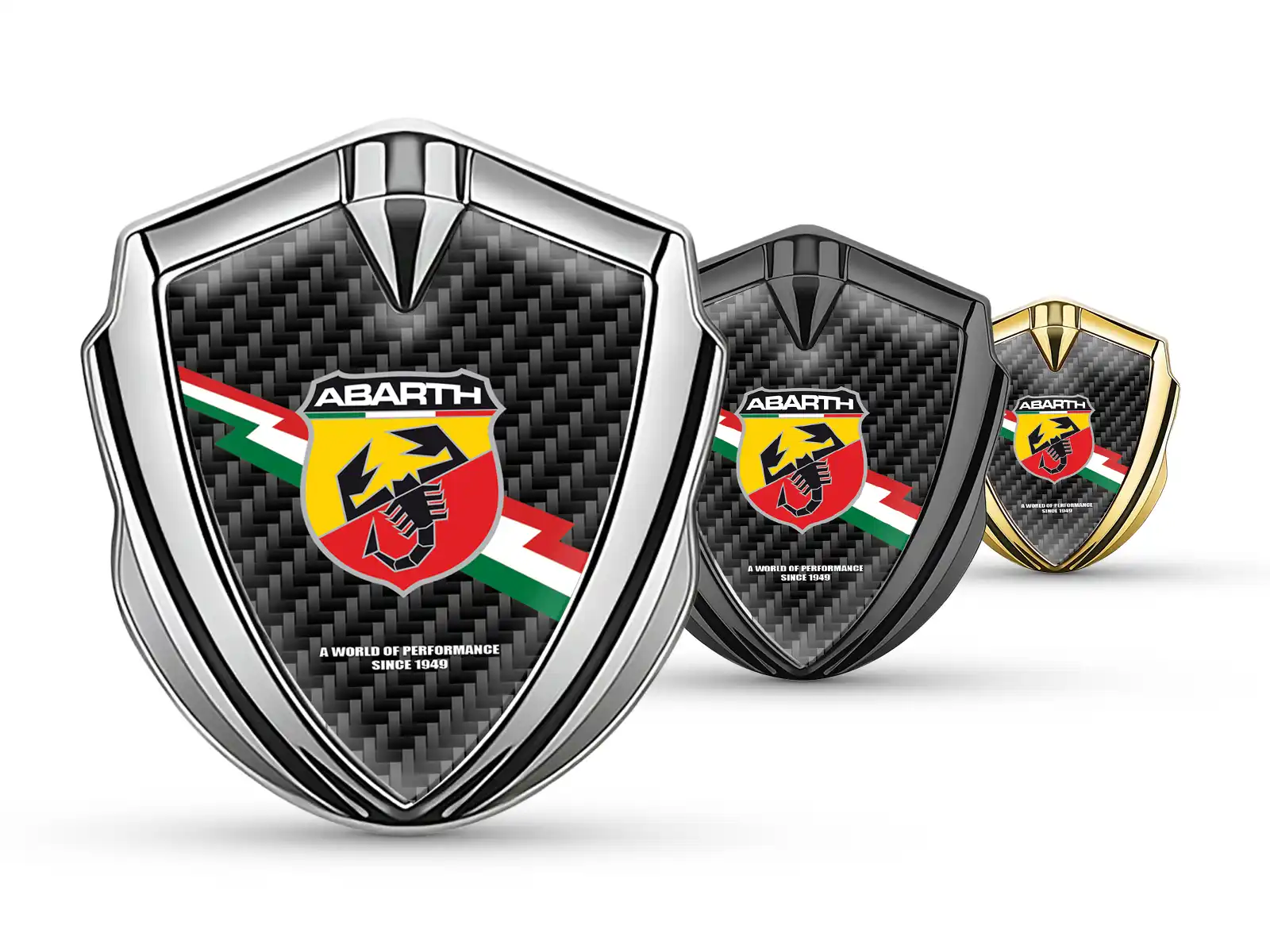 Fiat Abarth Emblem Metall Abzeichen High-End Stil Drift Design